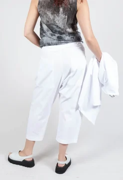 Balloon Trousers in White