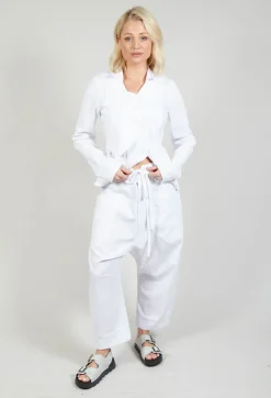 Balloon Trousers in White