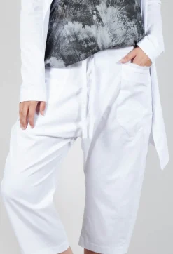 Balloon Trousers in White