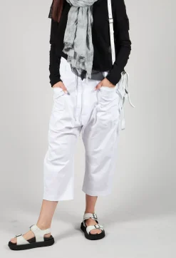 Balloon Trousers in White