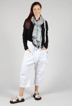 Balloon Trousers in White