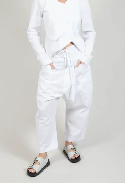 Balloon Trousers in White