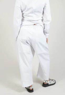 Balloon Trousers in White