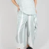 Balloon Trousers with Feature Pockets in Grey Print