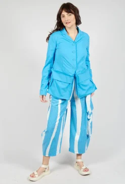 Balloon Trousers with Feature Pockets in Malibu Print