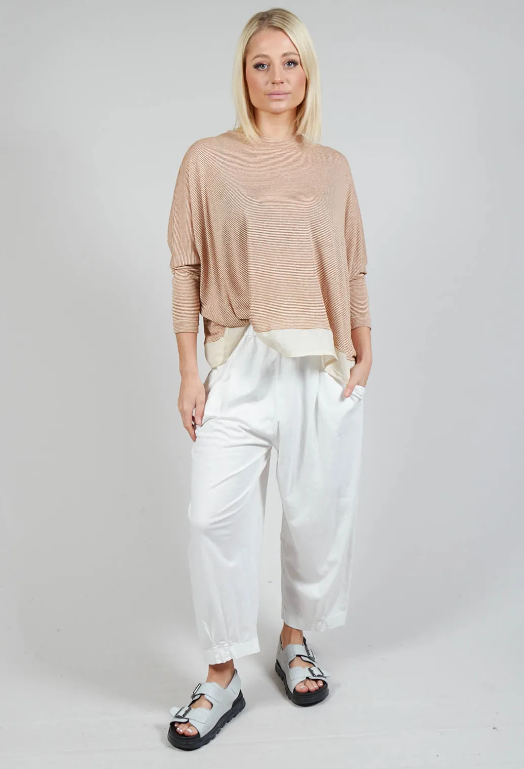 Bamboo Lr Jumper In Ambra