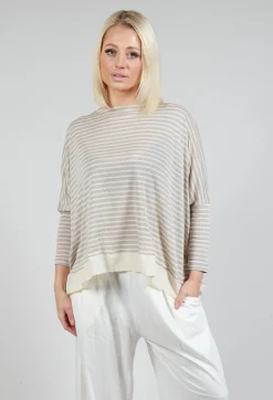 Bamboo Lr Jumper In Argento