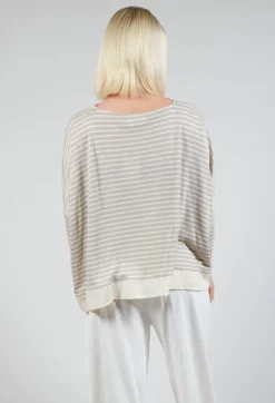 Bamboo Lr Jumper In Argento