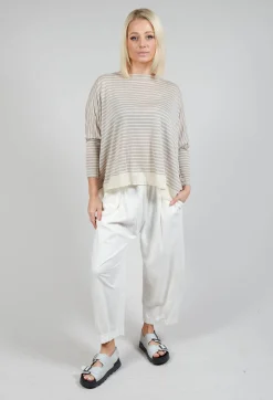 Bamboo Lr Jumper In Argento