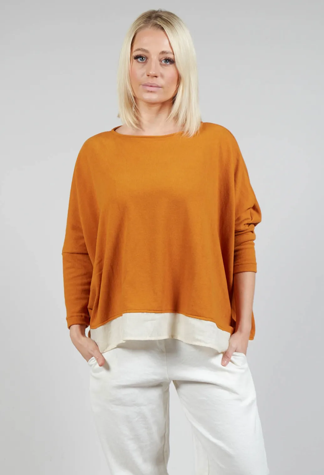 Bamboo M Jumper In Ambra