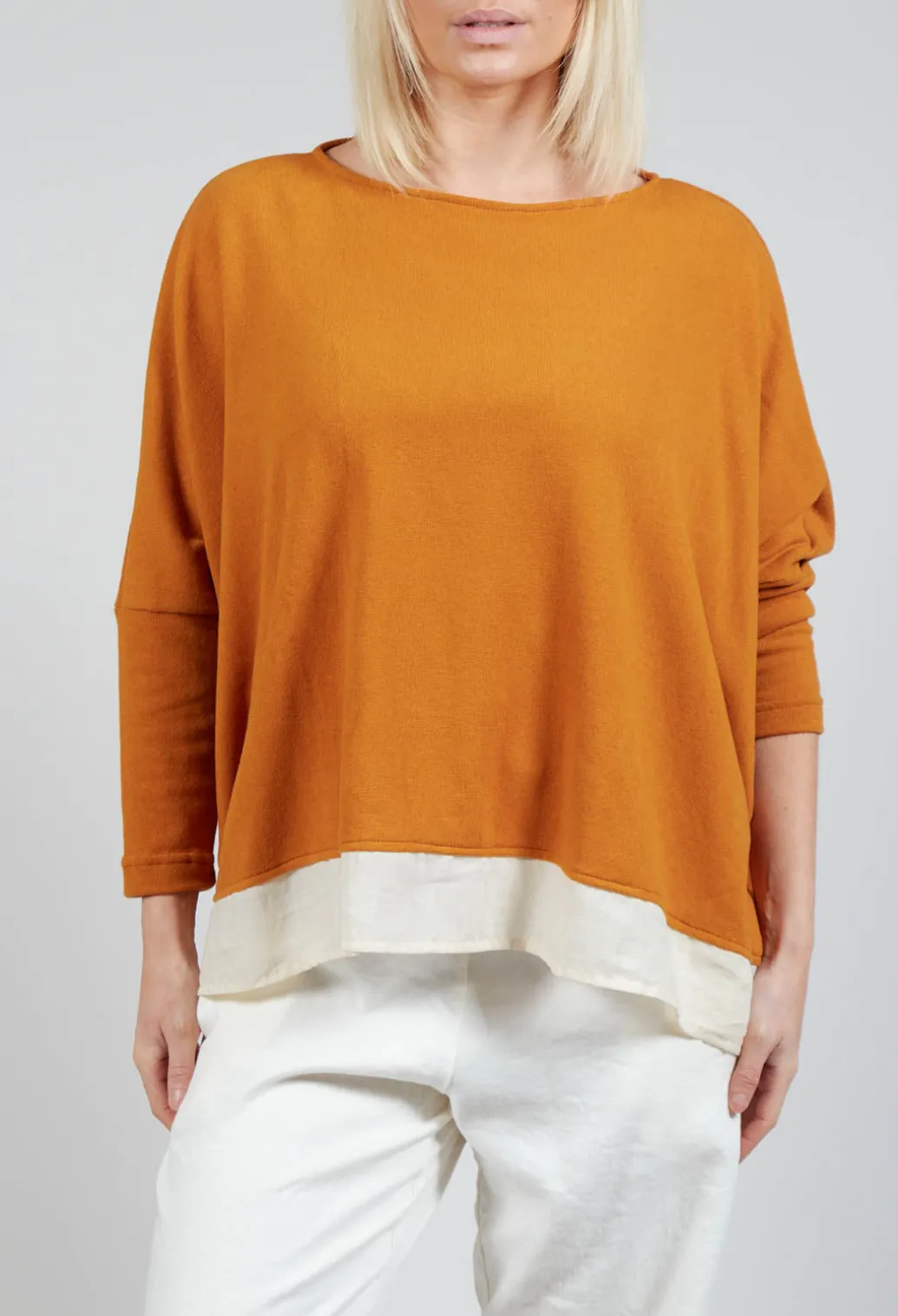 Bamboo M Jumper In Ambra