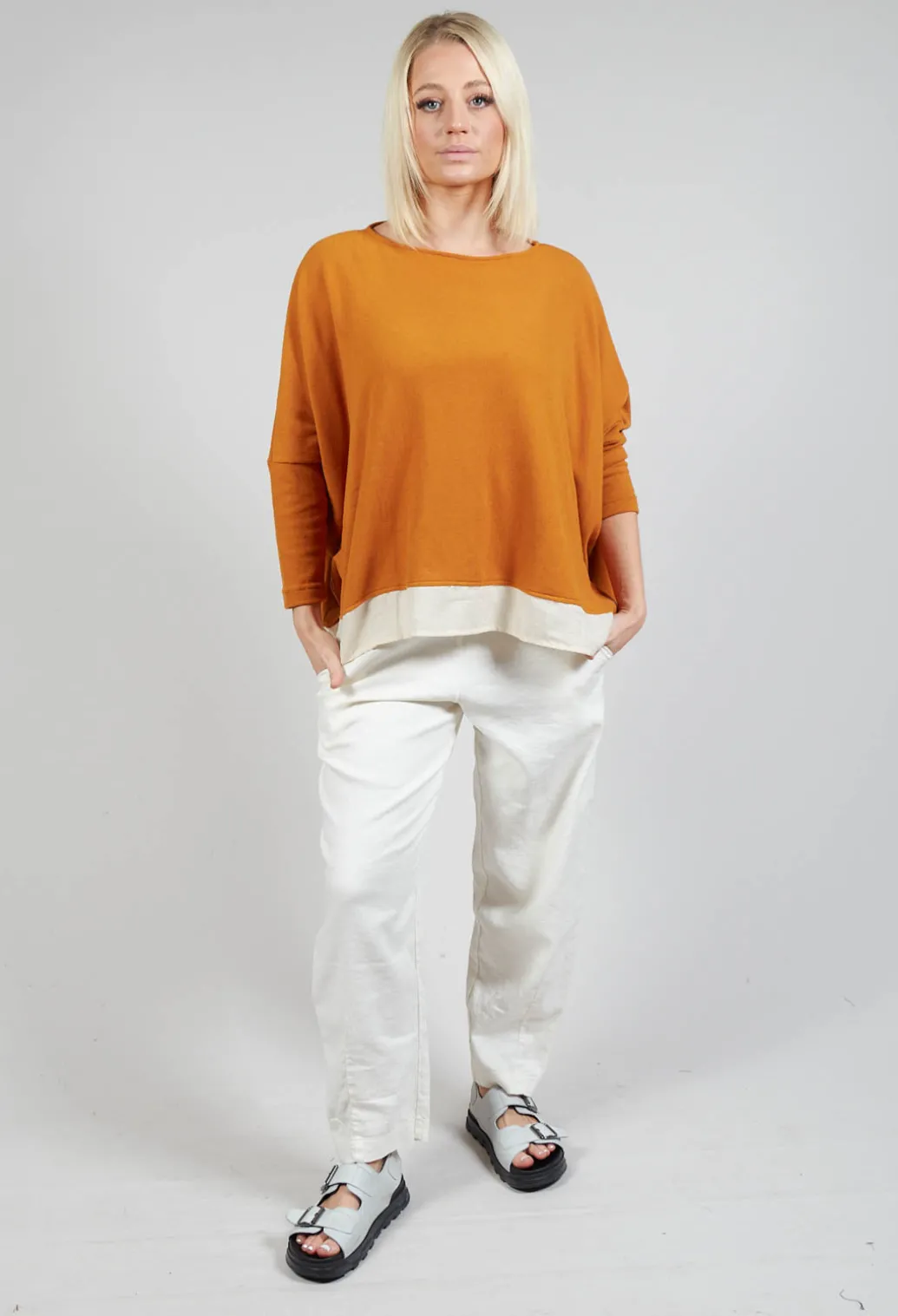 Bamboo M Jumper In Ambra