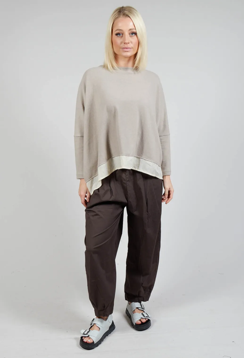 Bamboo M Jumper In Argento