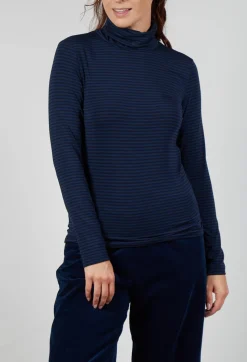 Baobab MR T Shirt in Blu Stripe