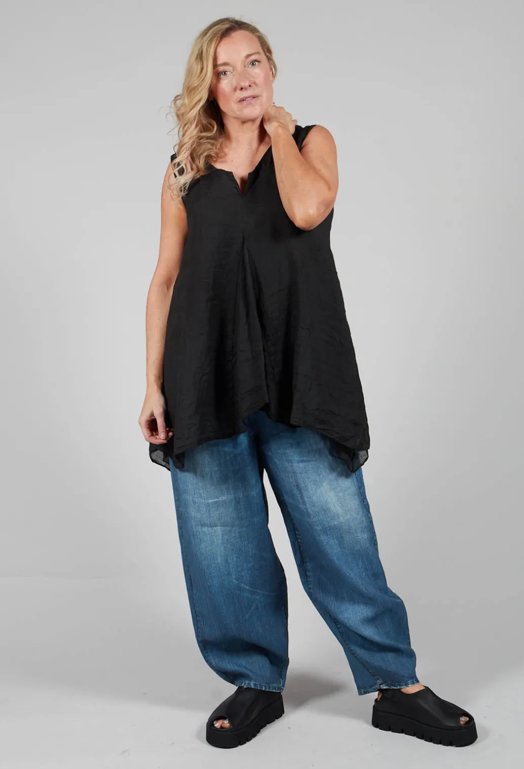Bardot Top in Black