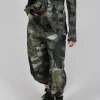Barrel Leg Trousers in Multicolour