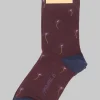 Basso F Socks in Radichhio