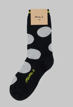 Basso P Spot Socks in Nero