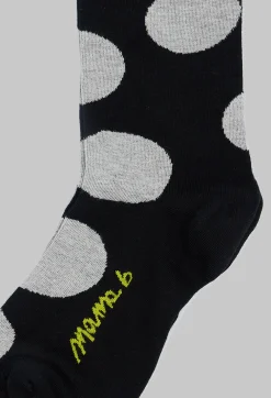 Basso P Spot Socks in Nero