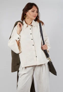 Batwing Shirt in Cream