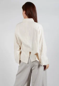 Batwing Shirt in Cream