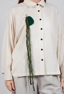 Batwing Shirt in Cream