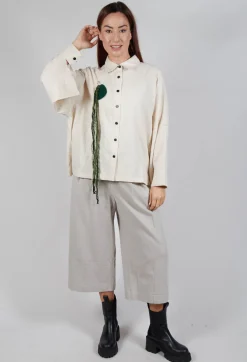 Batwing Shirt in Cream