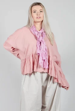 Bauchlos Shirt in Lotus Pink