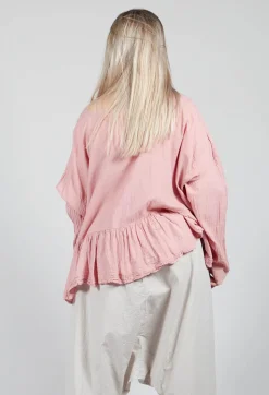 Bauchlos Shirt in Lotus Pink