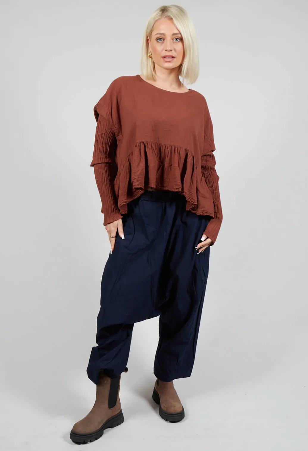 Bauchlos Shirt in Mudcloth