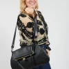 Bauletto Tondo Bag in Black
