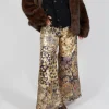 Beauty Trousers in Gold Flower