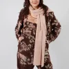 Begonia Jacket in Velour Fleur Chocolat