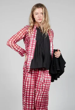 Behave Shirt in Pink Check