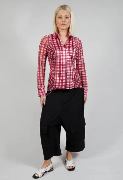 Behave Shirt in Pink Check