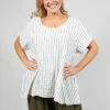 Beizseide Shirt in Schnee White