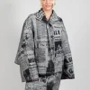 Bell Sleeve Jacket in Moonwalk