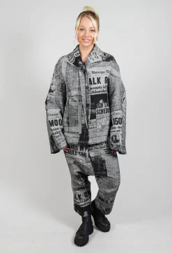 Bell Sleeve Jacket in Moonwalk