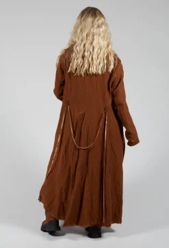 Belted Trench Coat in Land