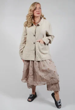 Bernic Skirt in Pearl Grey
