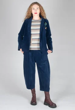 Bianco L Trousers in Blu