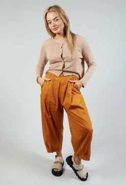 Bianco P Trousers In Ambra