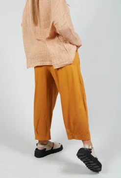 Bianco U Trousers In Ambra