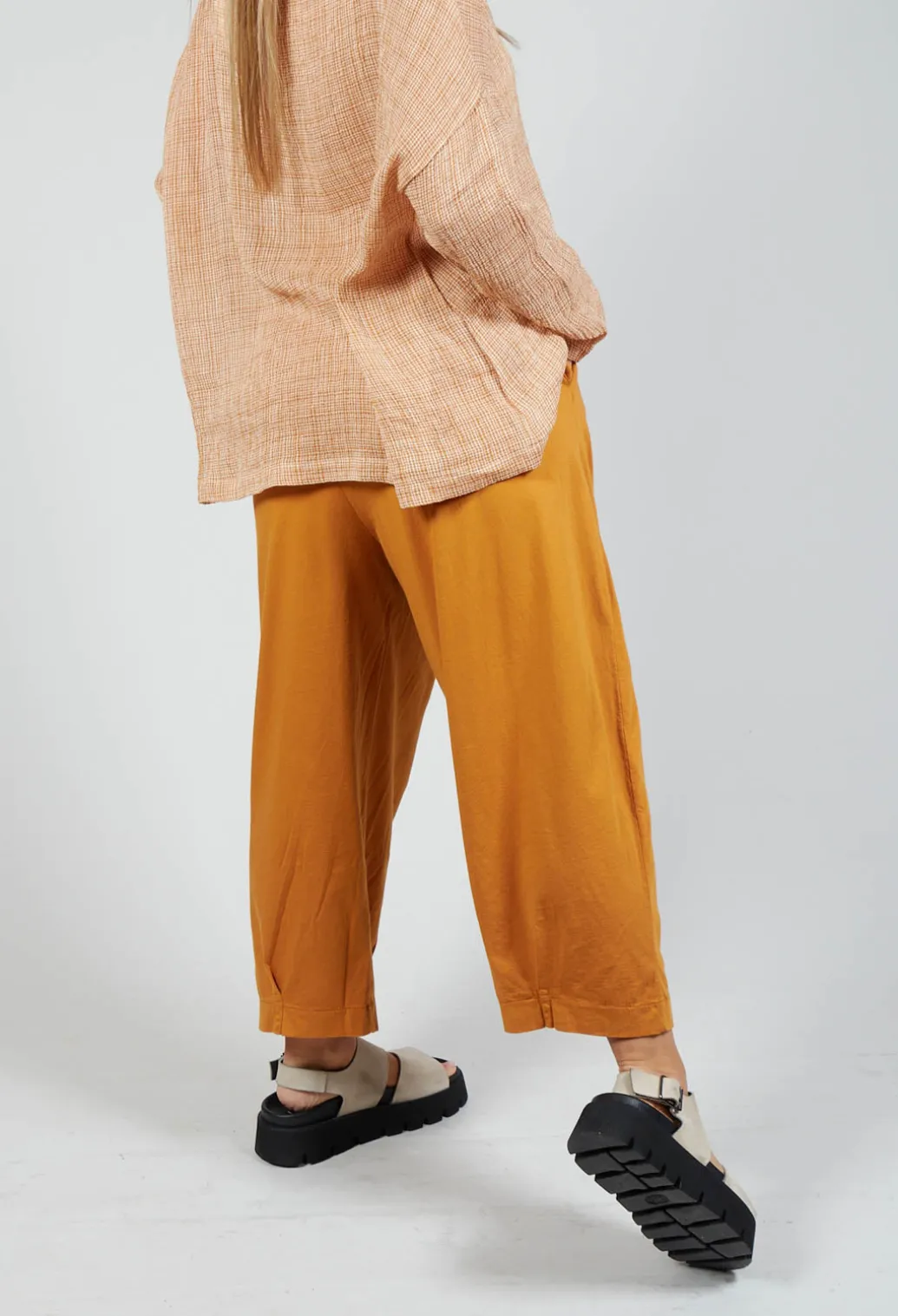 Bianco U Trousers In Ambra