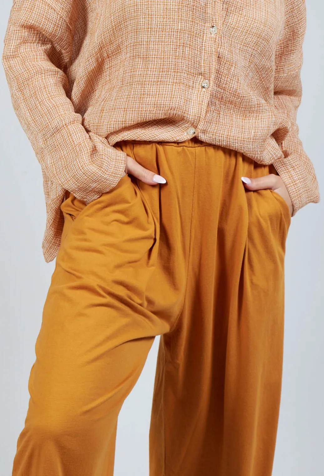 Bianco U Trousers In Ambra
