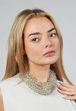 Bisu Choker in White Gold