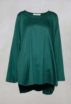 Blauplan Cotton Shirt in Fidel Green