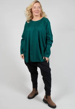 Blauplan Cotton Shirt in Fidel Green