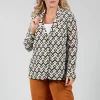 Blazer in Bianco/Nero