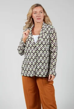 Blazer in Bianco/Nero